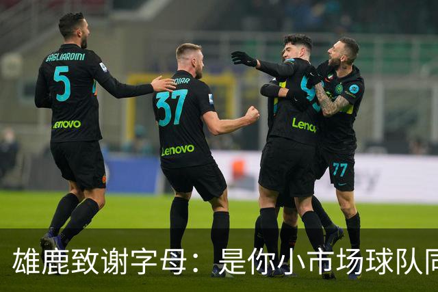 雄鹿致谢字母：是你小市场球队同样能傲视群雄 感谢你付出的一切